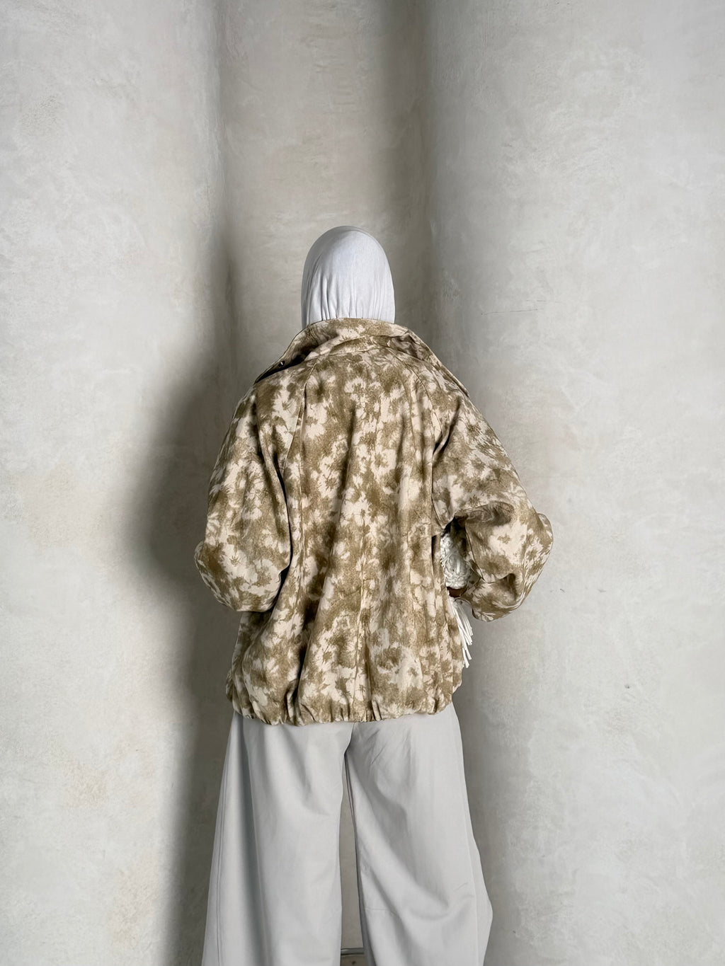 Beige Denim Jacket